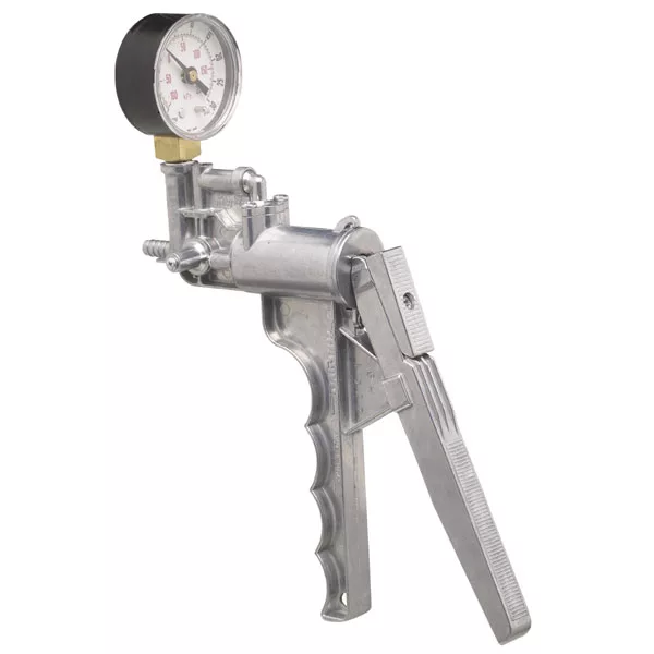 Silverline Vacuum Pump - 16cc w/ Gauge & Dual Converter