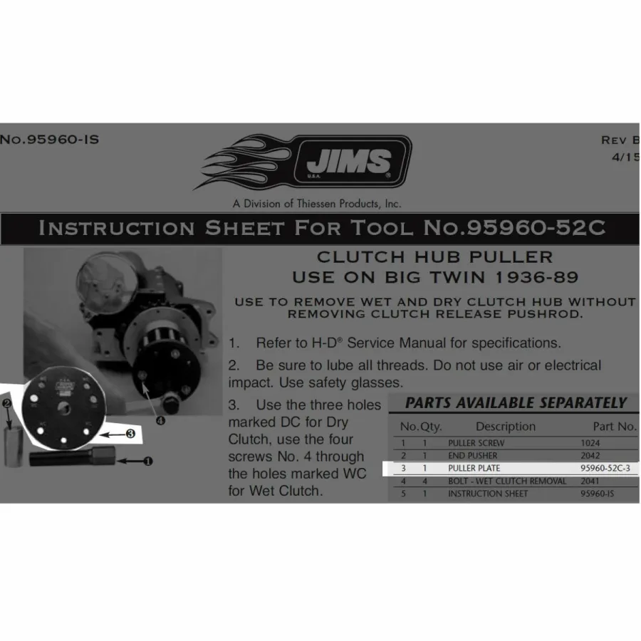 (image for) PULLER PLATE