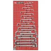 Facom 6 Pt Fractional Angled Open-Socket Wrench Set - 10-Pc