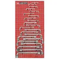 (image for) Facom 6 Pt Fractional Angled Open-Socket Wrench Set - 10-Pc