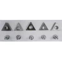 c. Carbide Inserts and Screws - 10 Ea c. Carbide Inserts and Screws - 10 Ea