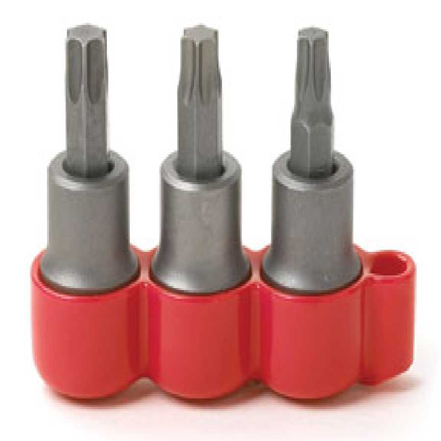 3/8 In Dr Brake Caliper Torx(R) Bit Socket Set - 3 Pc