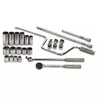 3/8 In Dr 12-Pt Fractional Socket Set - 23-Pc