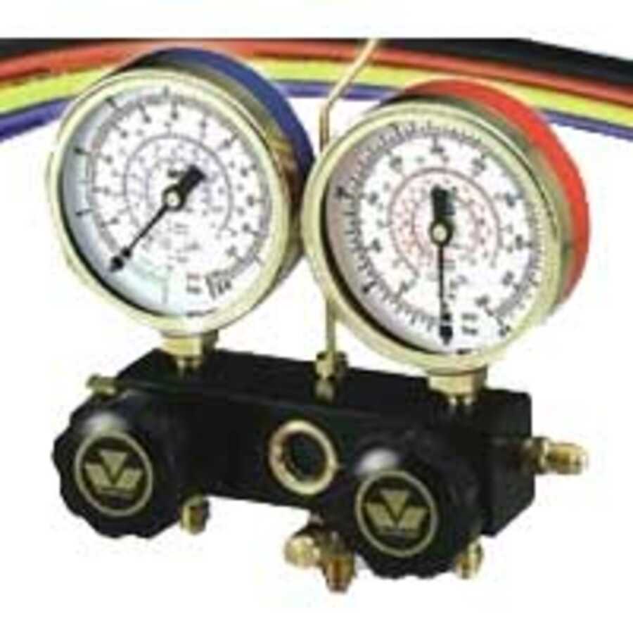 Aluminum Commercial TwoWay / 2Way Manifold Gauge Set R404A