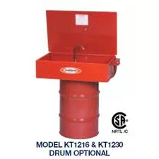 c. Drum Mounted Electric Solvent Parts Washer