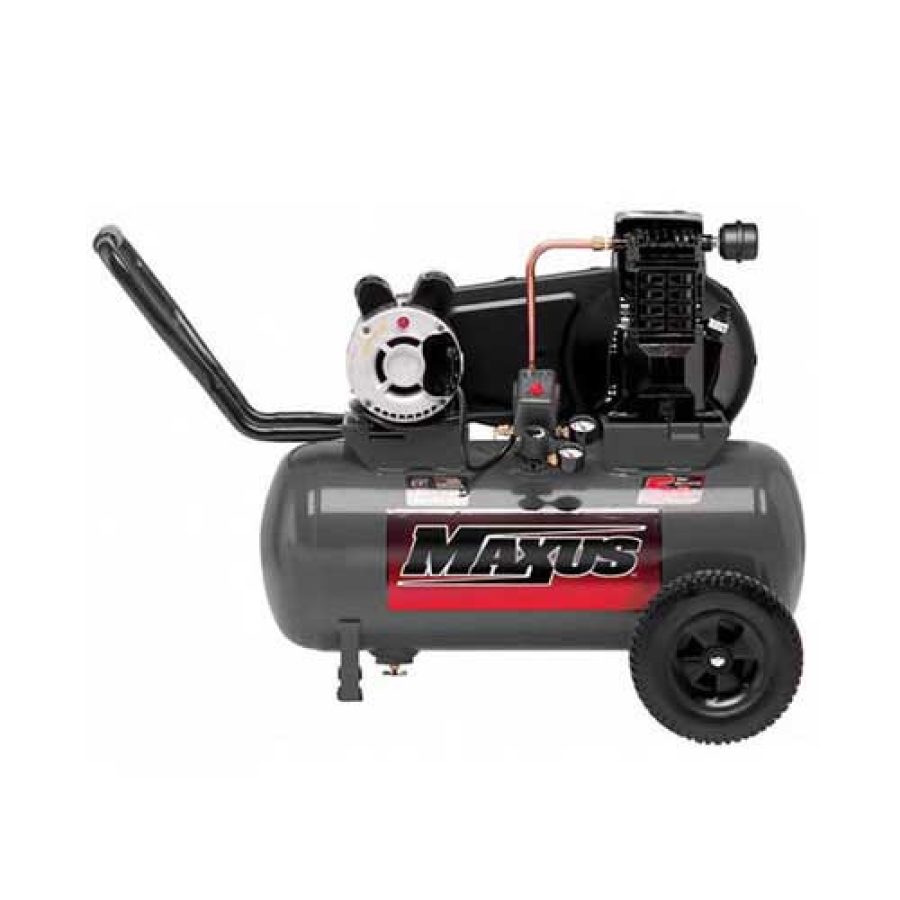 Cast Iron Single Stage Air Compressor - 15 Gal Horiz 120/240V