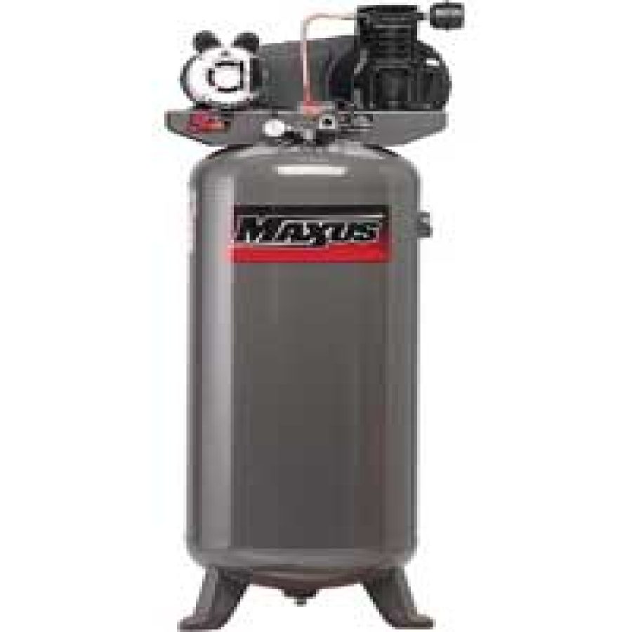Cast Iron Single Stage Air Compressor - 60 Gal Vert 240V 3RHP
