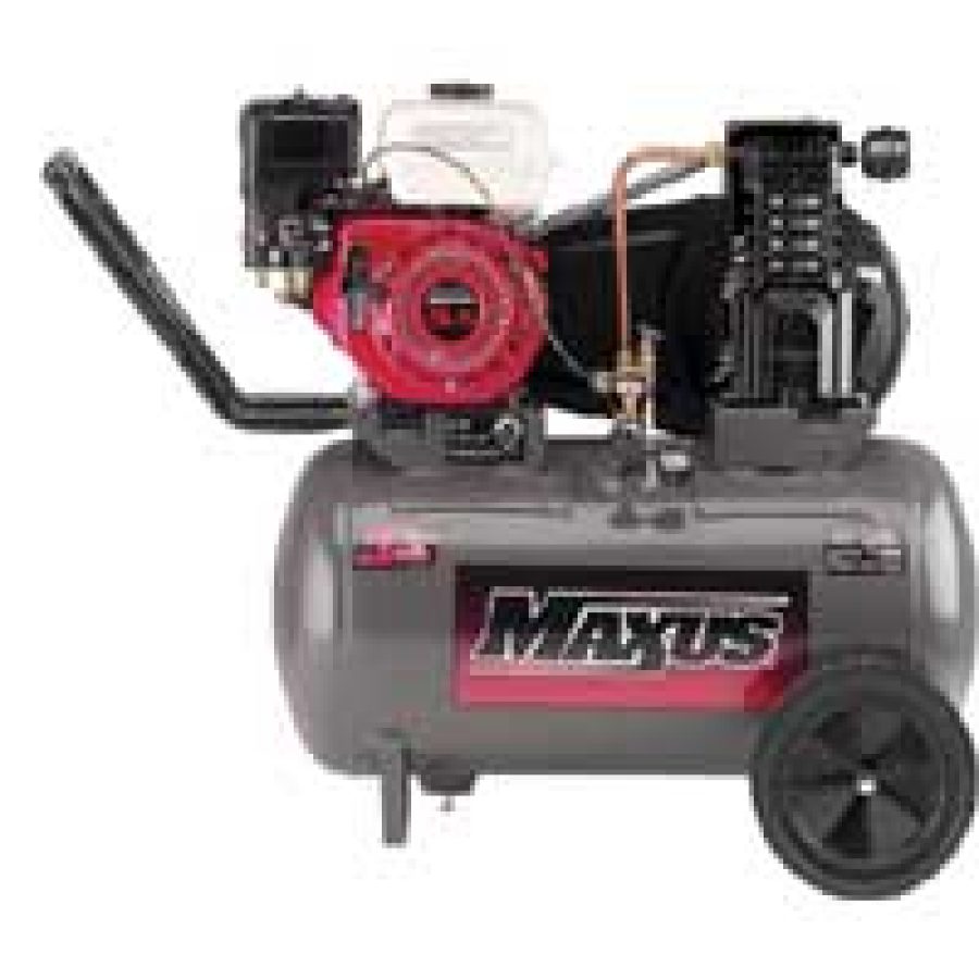 Honda Gas Engine Cast Iron Single Stage Air Compressor - 20 Gal