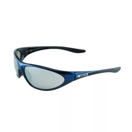 NASCAR SST Safety Glasses - Blue Marble Frame Scratch Coat C NASCAR SST Safety Glasses - Blue Marble Frame Scratch Coat C