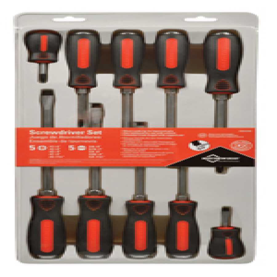 CATS PAW(TM) Capped End Screwdriver Set - 10-Pc