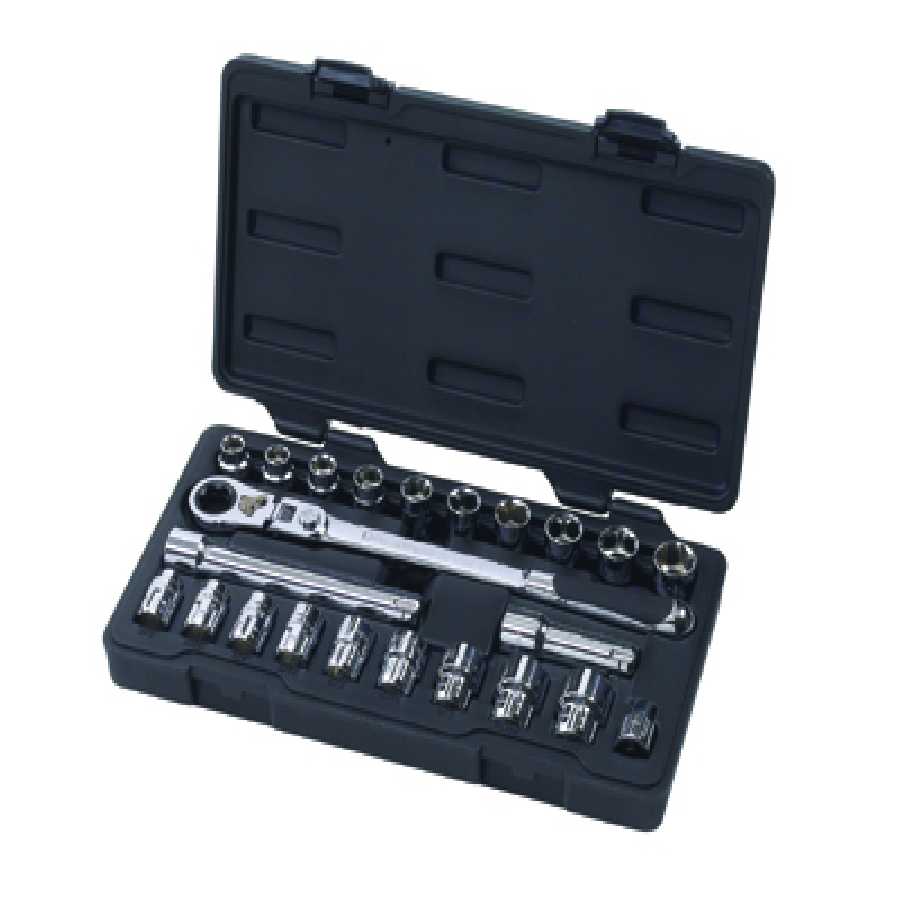 3/8 In Dr Pass-Thru Vortex GearRatchet Set w/ Locking Handle - 2