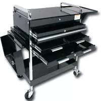 Deluxe Service Cart - Black