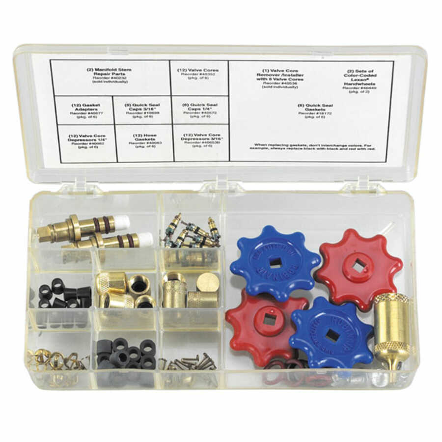 O Ring Lubricant >> Robinair 18576 Parts Kit - R-134a Manifold Gauges / Hoses ROB18576 O Ring Lubricant >> Robinair 18576 Parts Kit - R-134a Manifold Gauges / Hoses ROB18576