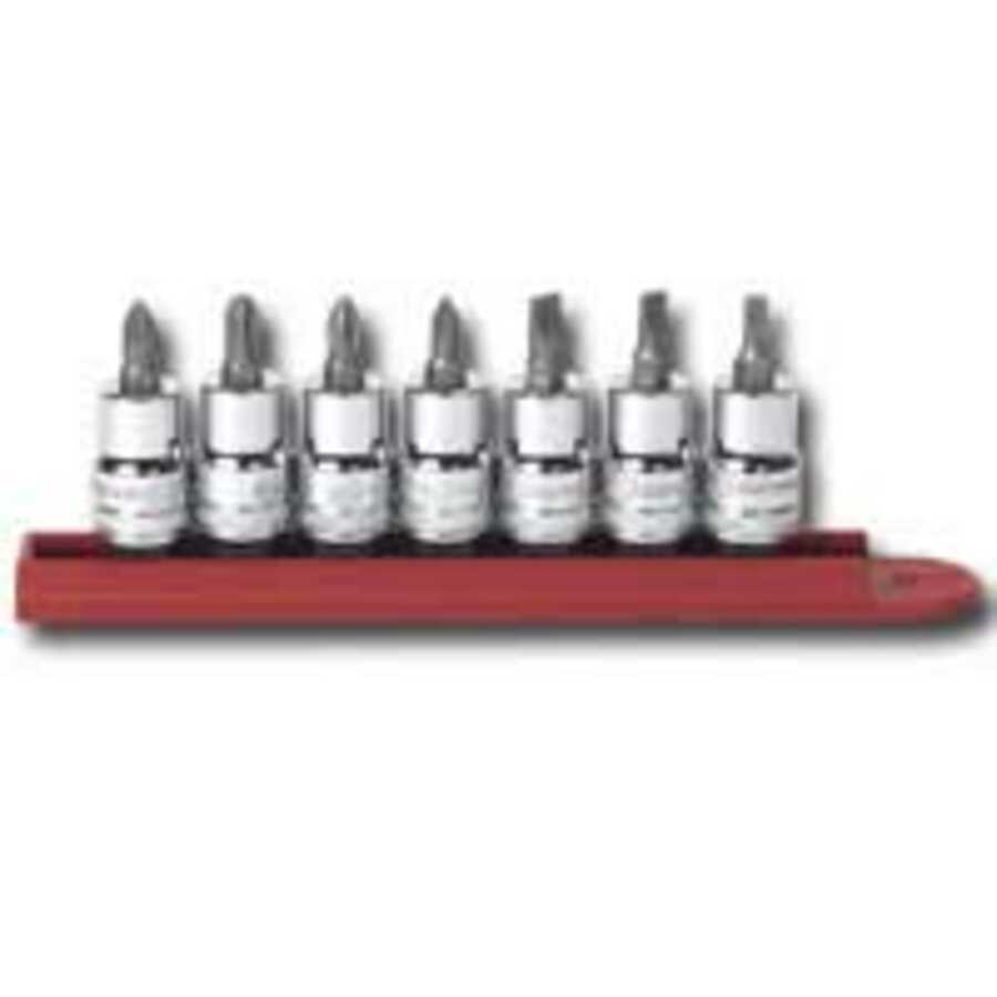 Screwdriver Bit Socket Set - 7-Pc