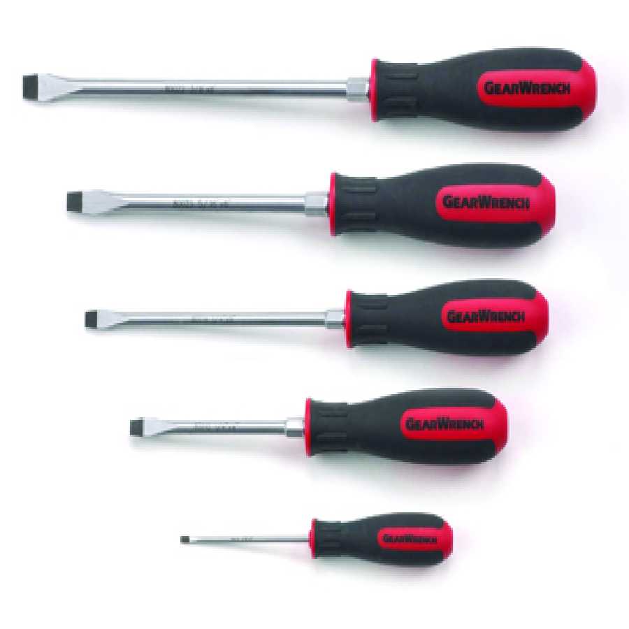 Slotted Screwdriver Set - 5-Pc