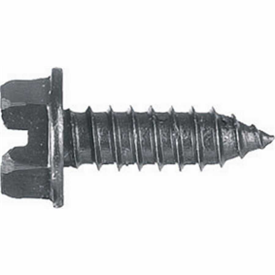 5-5/16"-LIC PLATE SCRW BLK. O.