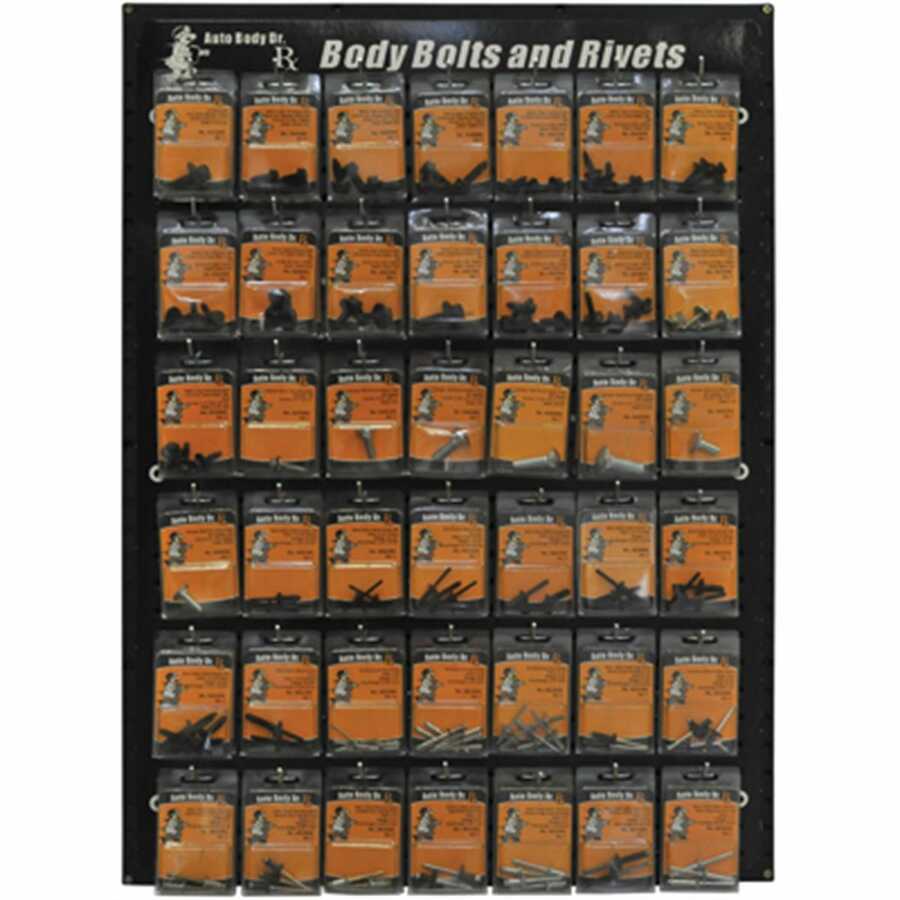 Body Bolts & Rivets Display