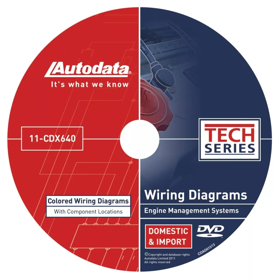 2011 EMS Wiring Diagram for Domestic and Import Vehicles DVD