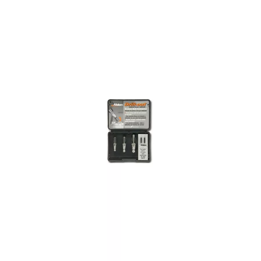 Drill-Out Broken Bolt Extractors Kit w/ Case - 3-Pc Drill-Out Broken Bolt Extractors Kit w/ Case - 3-Pc