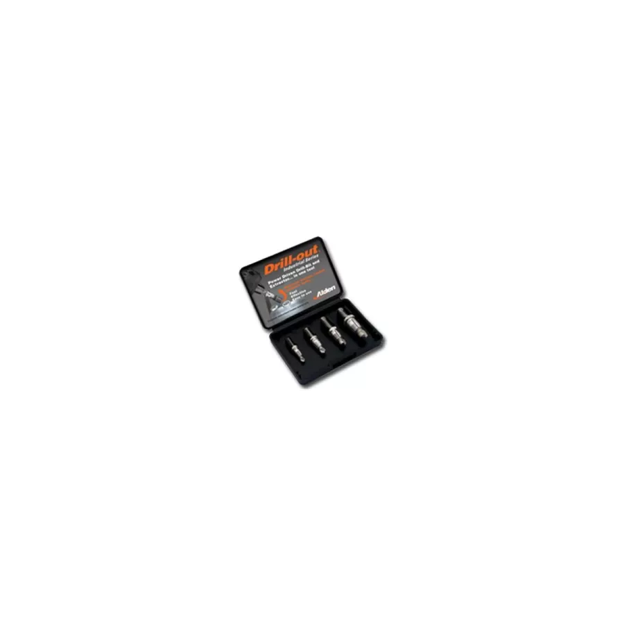 Drill-Out Broken Bolt Extractor Kit - 4-Pc Drill-Out Broken Bolt Extractor Kit - 4-Pc