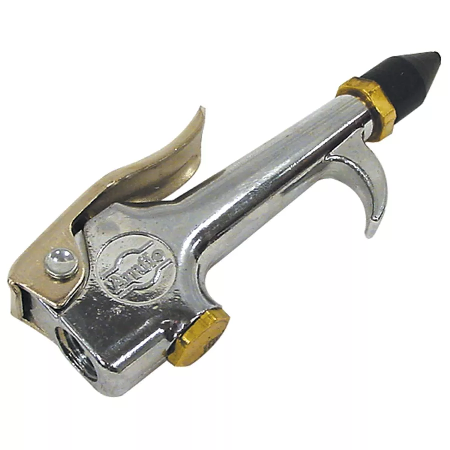 Rubber Tipped Blow Gun - 1/4 In NPTF Inlet & 1/8 In NPTF Outlet