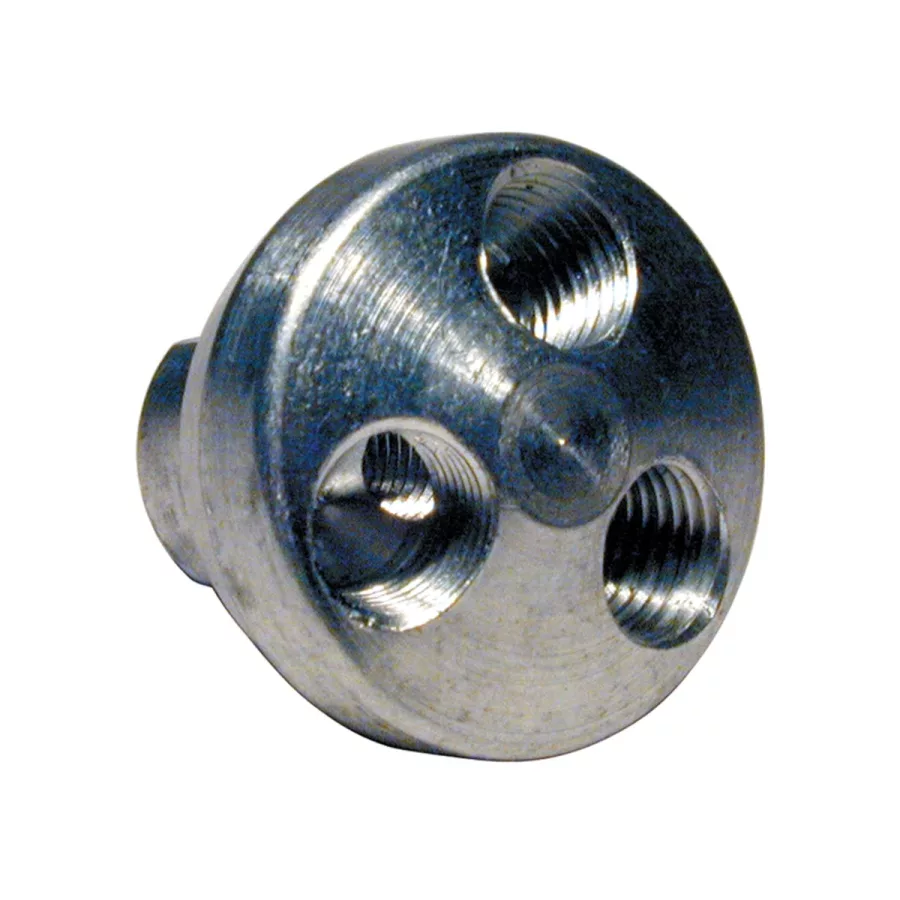 MANIFOLD 3 WAY 1/4IN. INLET 1/4IN. OUTLET