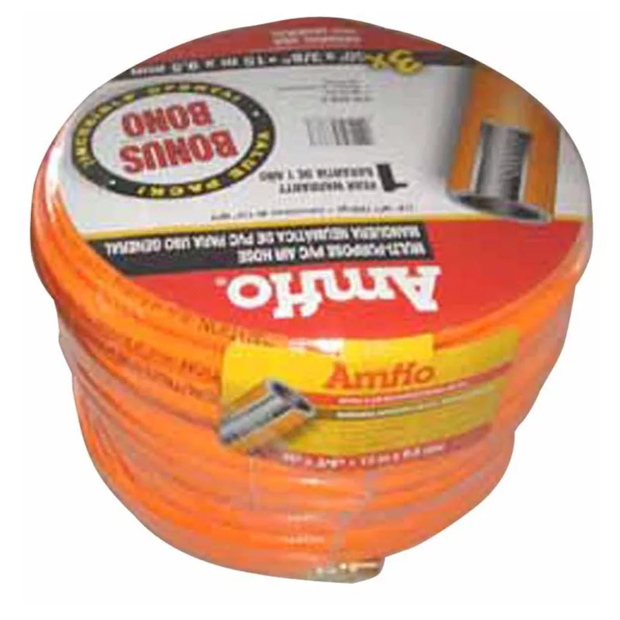 PVC Hose 3/8 X 50 Orange Three rolls