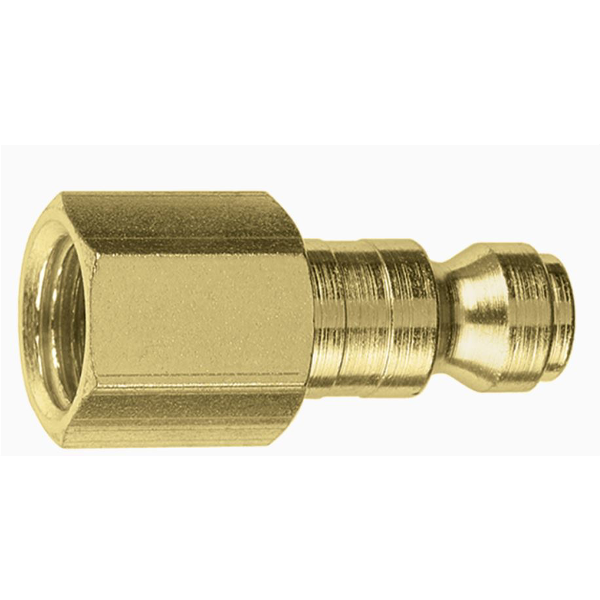 1/4" Coupler Plug with 1/4" Female thread Automotive T Style Bra