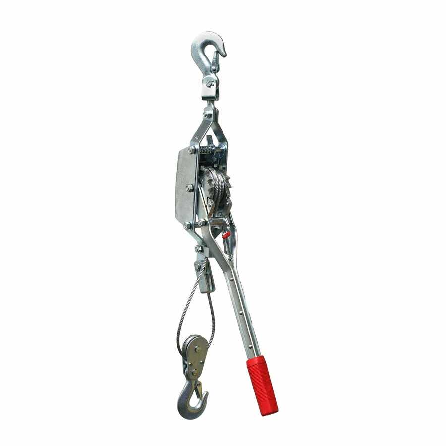 2 Ton Come-A-Long Puller Winch - Dual Ratchet - 6 Ft