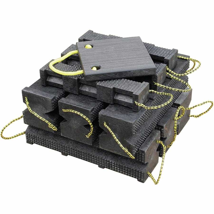 FR Industrial Cribbing Set with Jack Plate