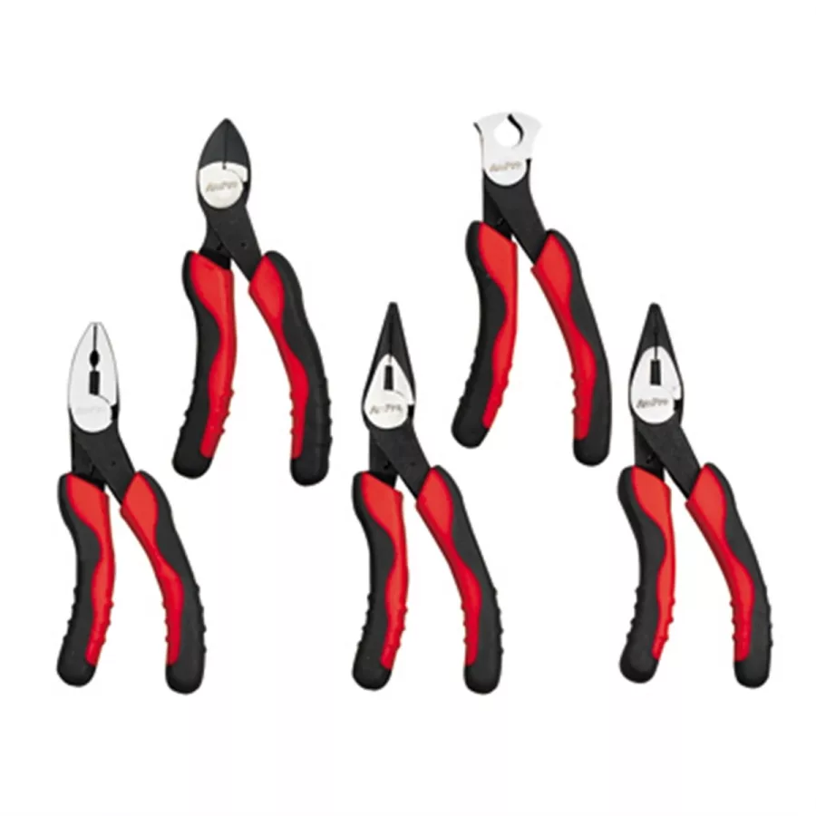 5pc Arched Hnd Mini Pliers Set