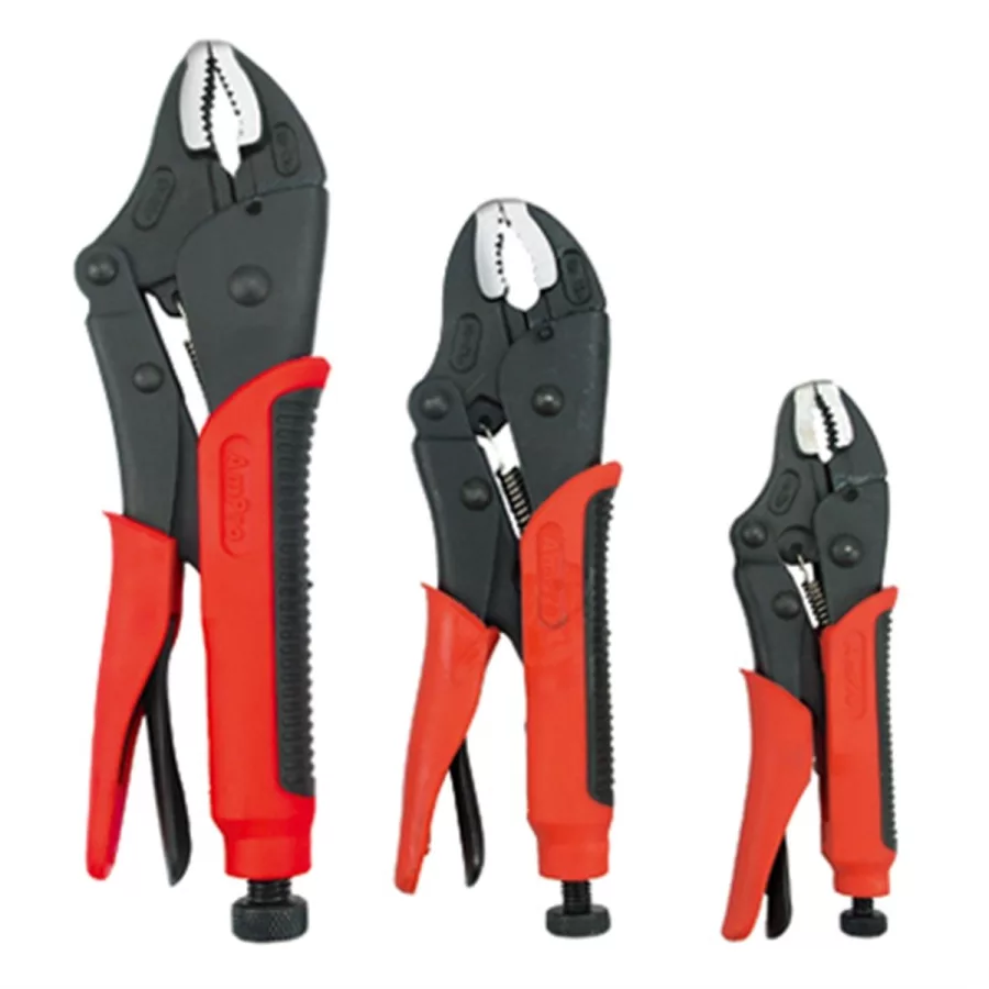 3pc Comfort Grip Locking Plier