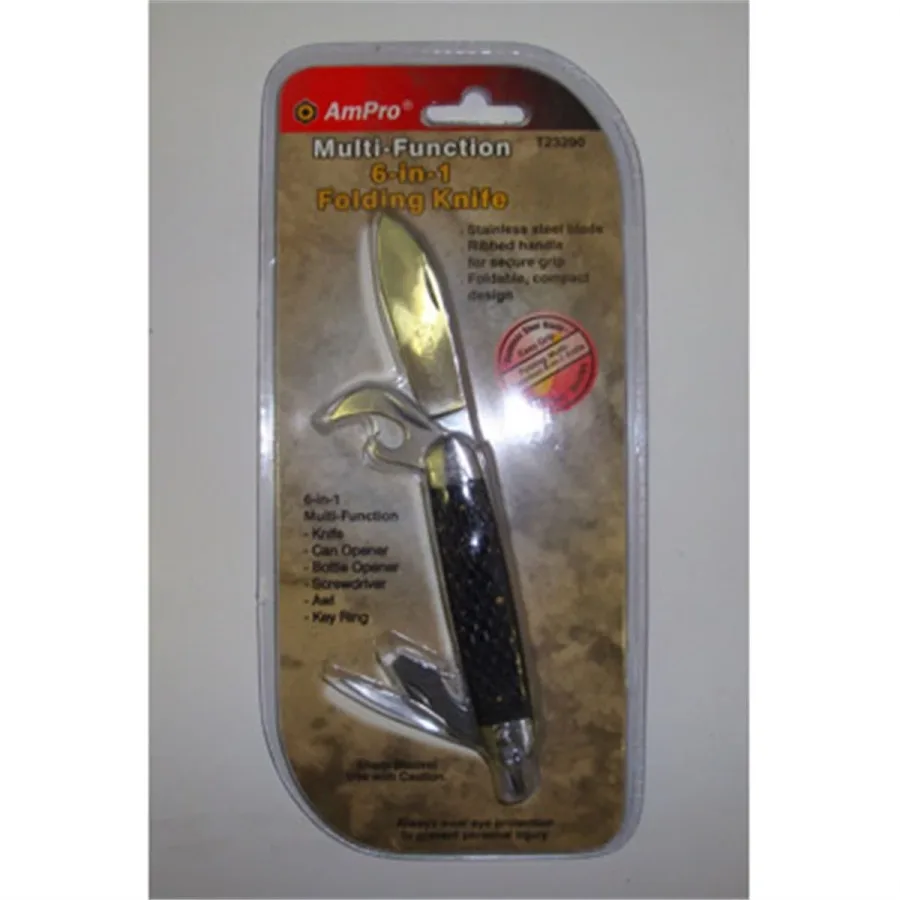 (image for) 6-1 Mulit-Func Pkt Knife-Black