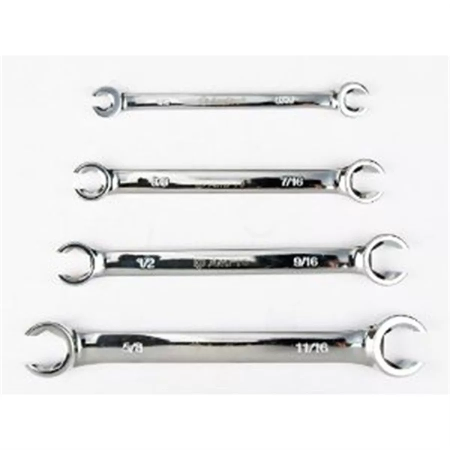 4 Pc Flare Nut Wrench Set SAE 4 Pc Flare Nut Wrench Set SAE