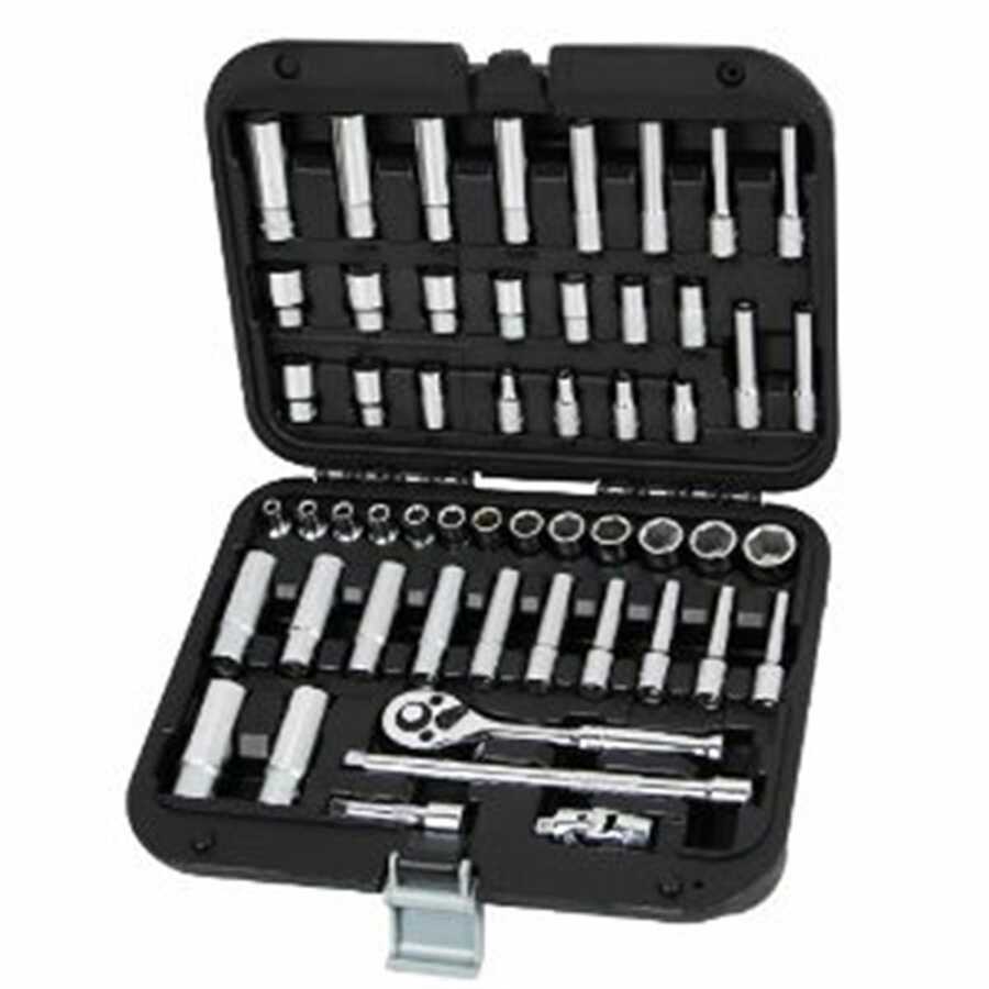 53 Pc 1/4" Dr Socket Set