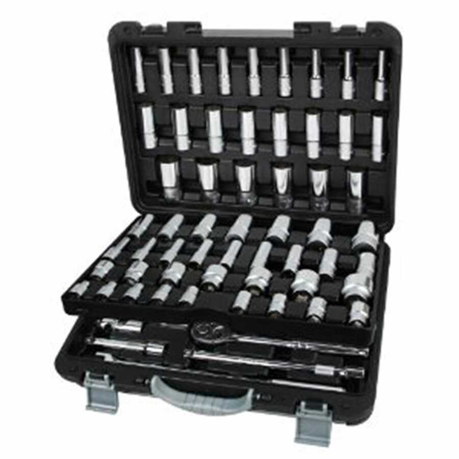 87 Pc 1/2" Dr Socket Set