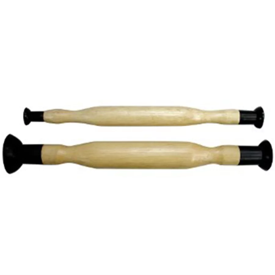 Suction Cup Set 2pc Wood Hdl