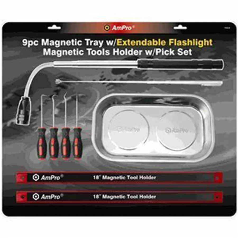 9pc magn tray/pickup tool/T197