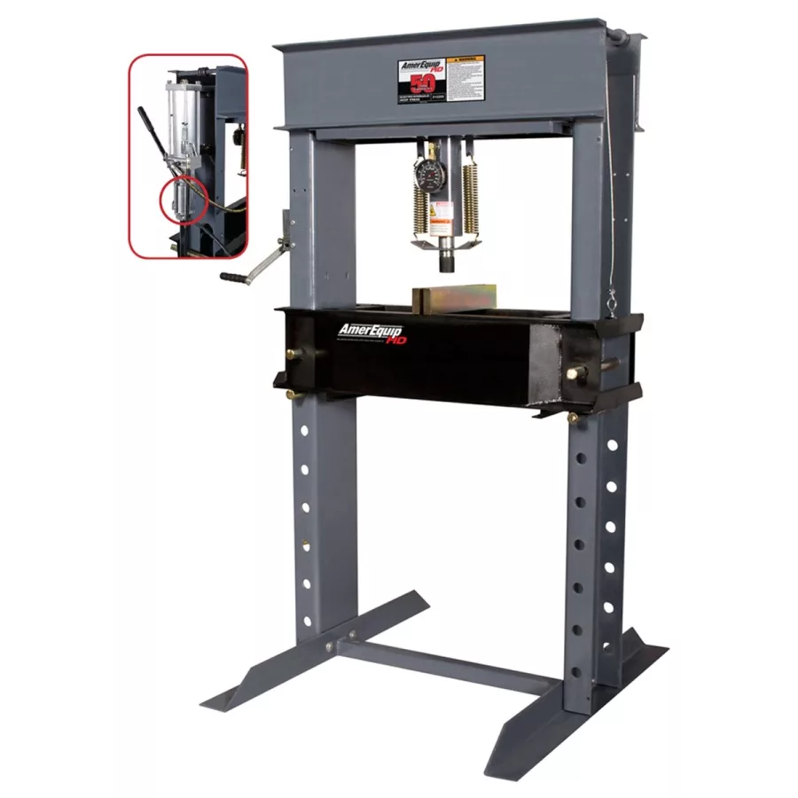 50 Ton Air/Hydraulic Shop Press