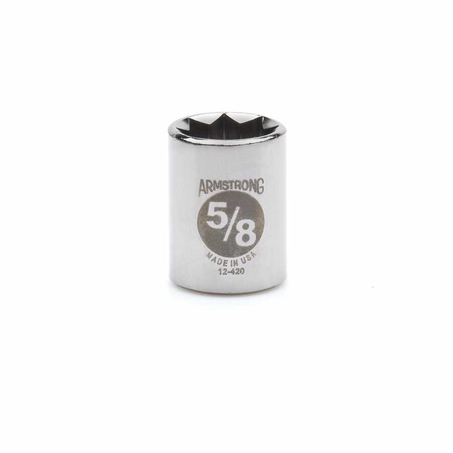 1/2 Inch Drive 8-Pt Standard Length Socket 5/8 Inch