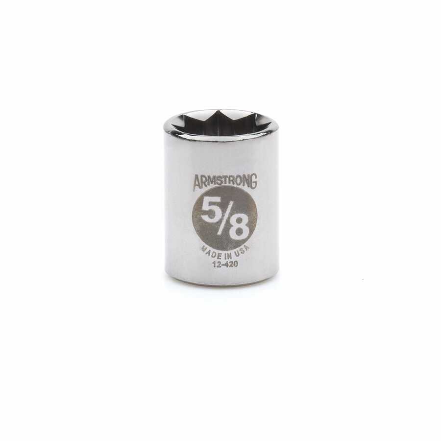 1/2 Inch Drive 8-Pt Standard Length Socket 5/8 Inch