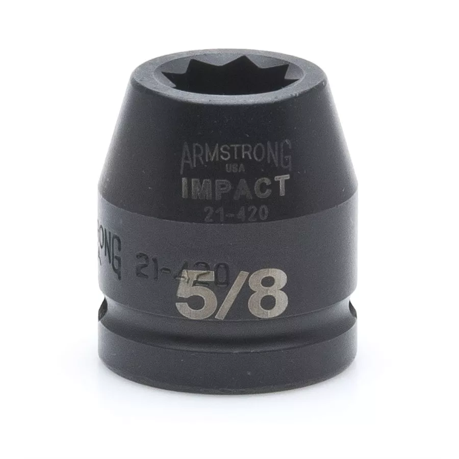 SOCKET IMPACT 5/8 3/4 IN DR 8 PT SOCKET IMPACT 5/8 3/4 IN DR 8 PT