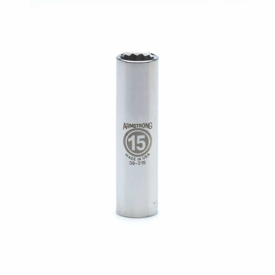 SKT 1/2DR 12PT DP 15MM