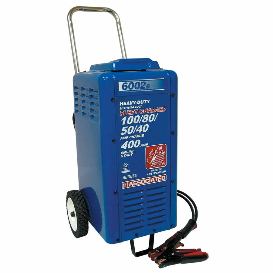 Heavy Duty Fleet Charger - 6/12/18/24 Volt