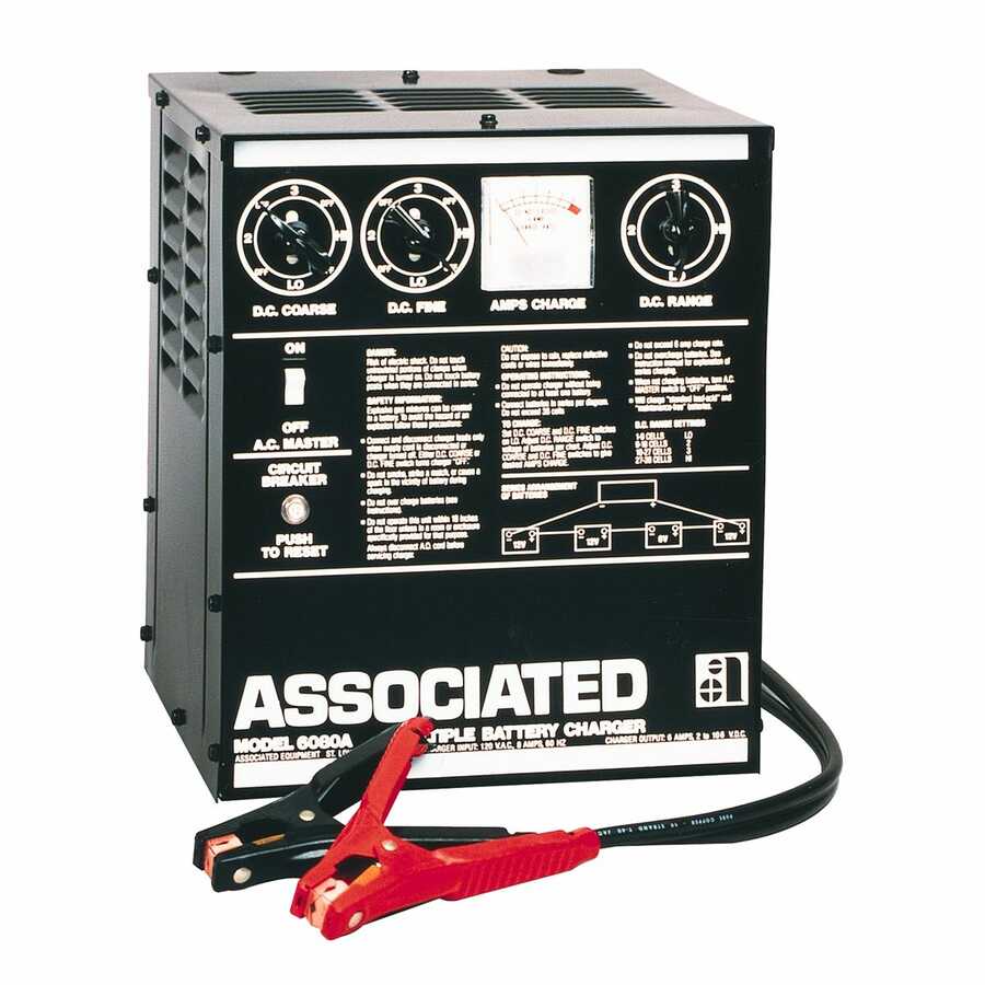 Heavy Duty Fleet Charger 6/12/18/24 Volt Associated Equipment Co