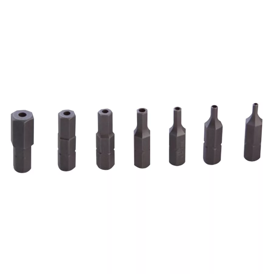 Tamper Proof Hex Bit Set - 7-Pc