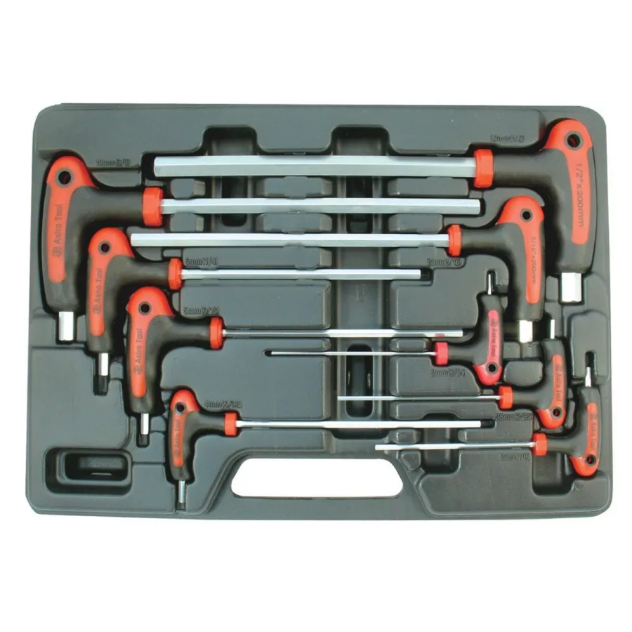9PC T-4HANDLE HEX KEY (SAE) 9PC T-4HANDLE HEX KEY (SAE)