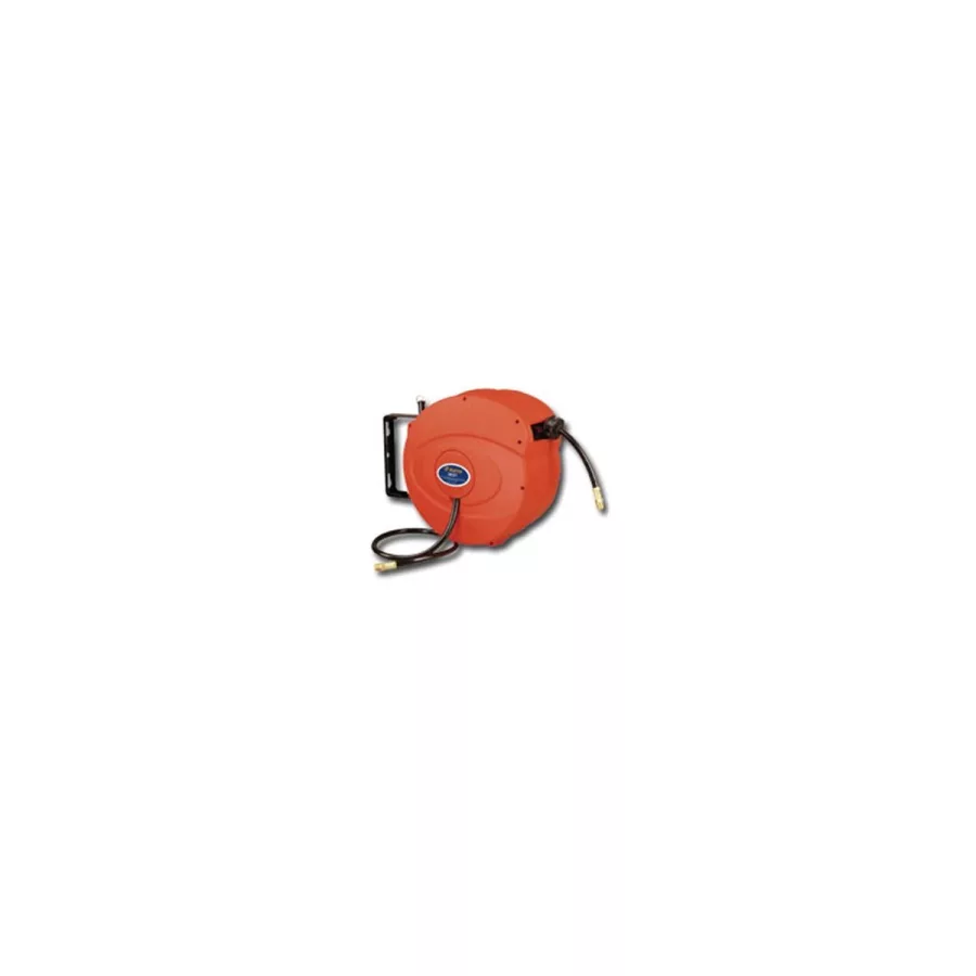 Enclosed Retractable Hose Reel w/ Hose - 3/8 In x 33 Ft Enclosed Retractable Hose Reel w/ Hose - 3/8 In x 33 Ft