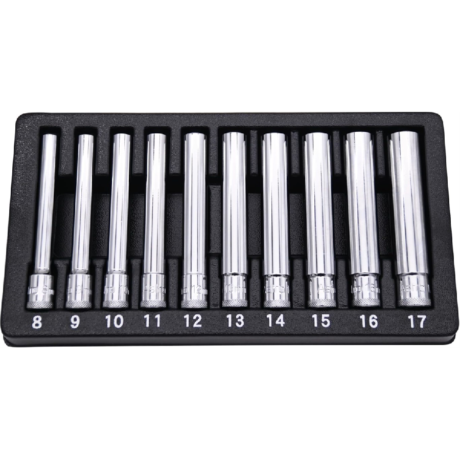 10pc 3/8" drive Extra Deep Metric Socket Set