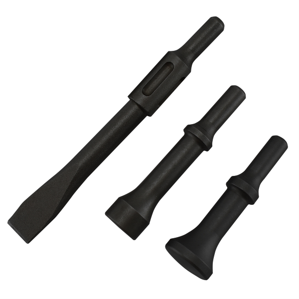 Astro Pneumatic 3pc Chisel & Hammer Bit Set .498 Shank